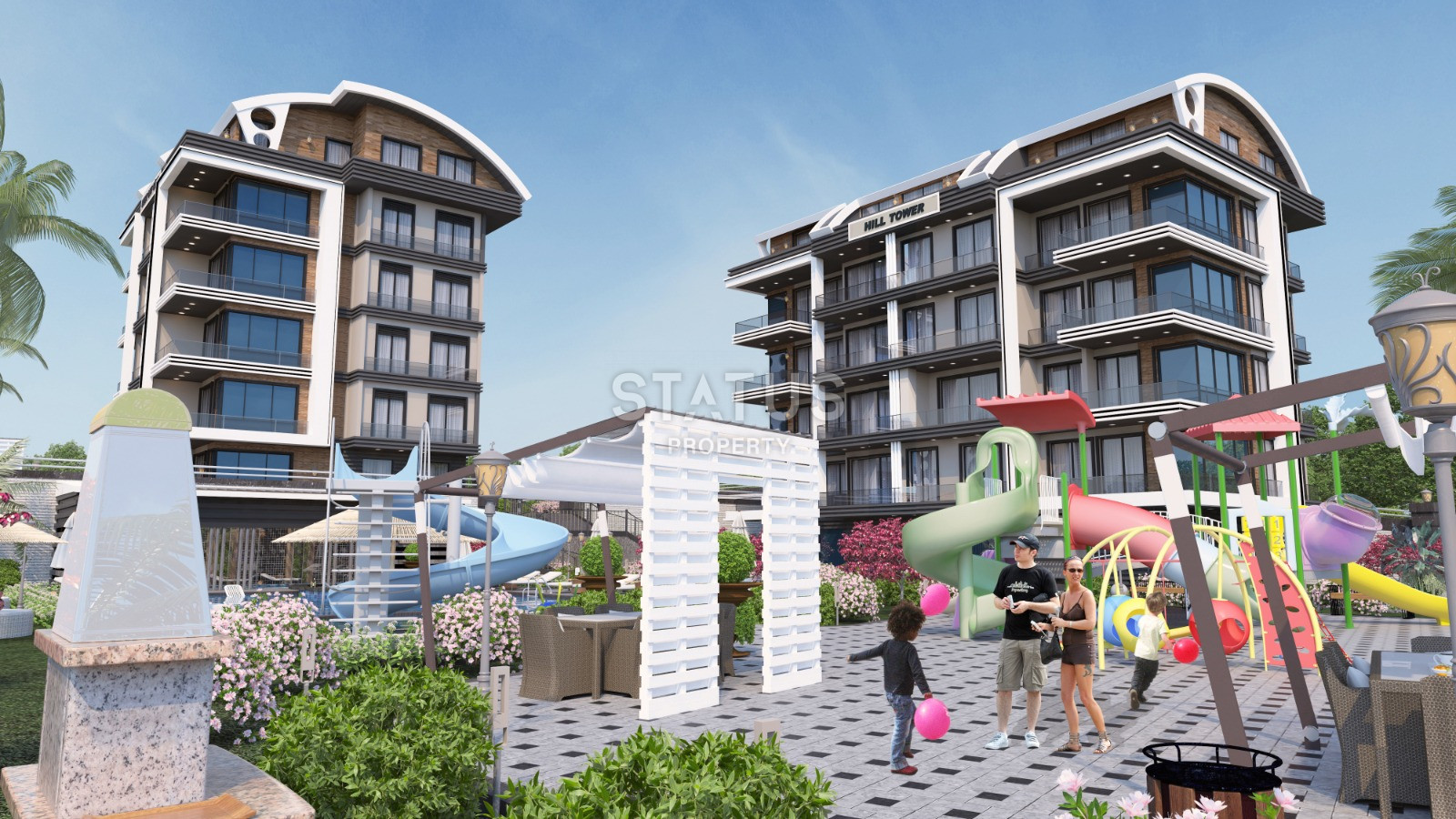 Residential complex with good location and complete infrastructure in Kargicak. 72m2-130m2 фото 23