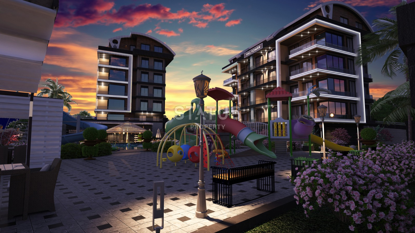 Residential complex with good location and complete infrastructure in Kargicak. 72m2-130m2 фото 25