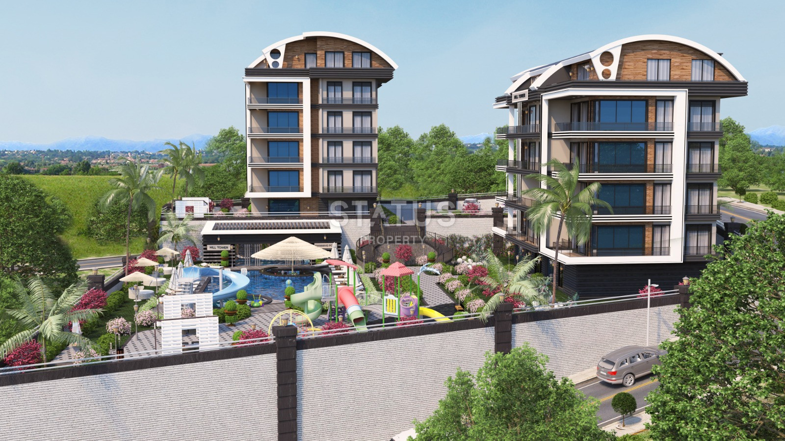 Residential complex with good location and complete infrastructure in Kargicak. 72m2-130m2 фото 27