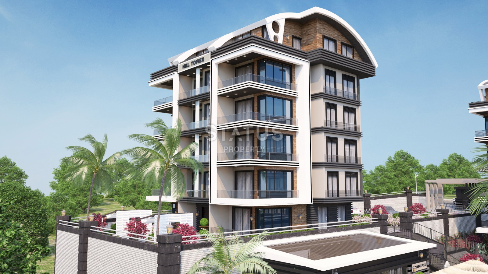 Residential complex with good location and complete infrastructure in Kargicak. 72m2-130m2 фото 29
