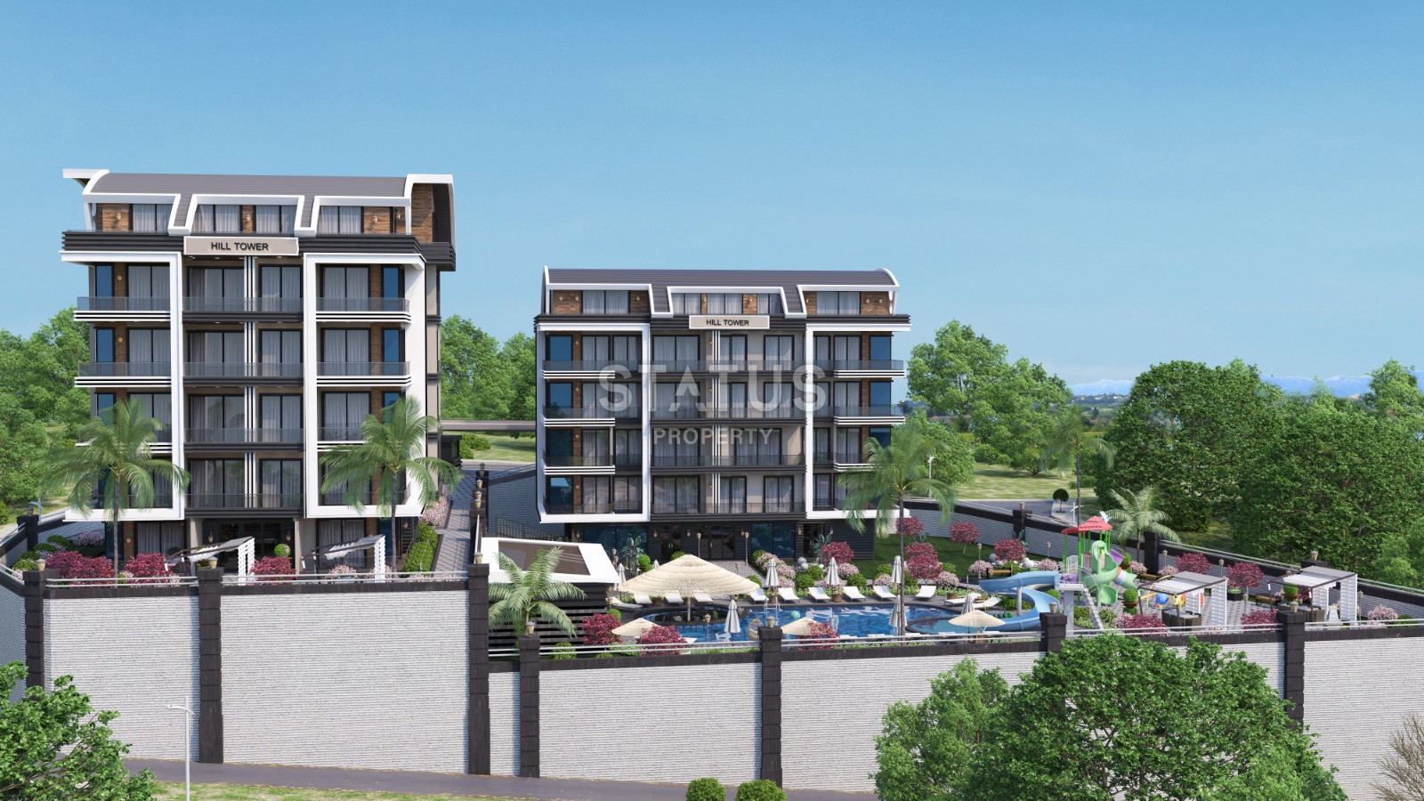 Residential complex with good location and complete infrastructure in Kargicak. 72m2-130m2 фото 33