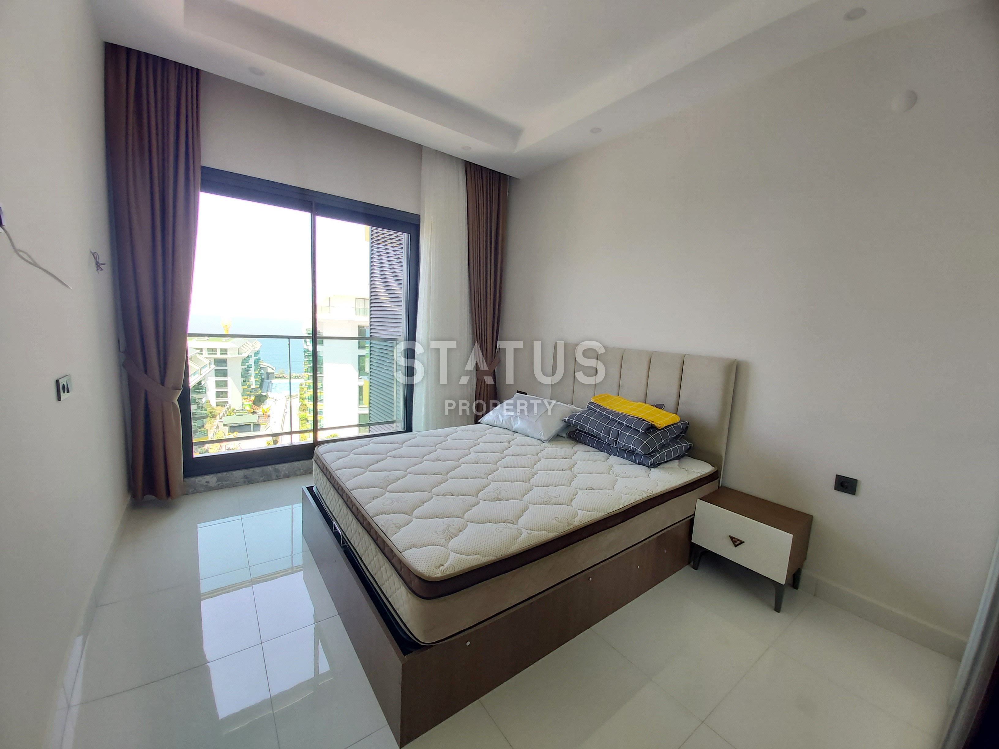 Spacious apartment overlooking the pore in premium residential complex in Kargicak. 70m2 фото 6