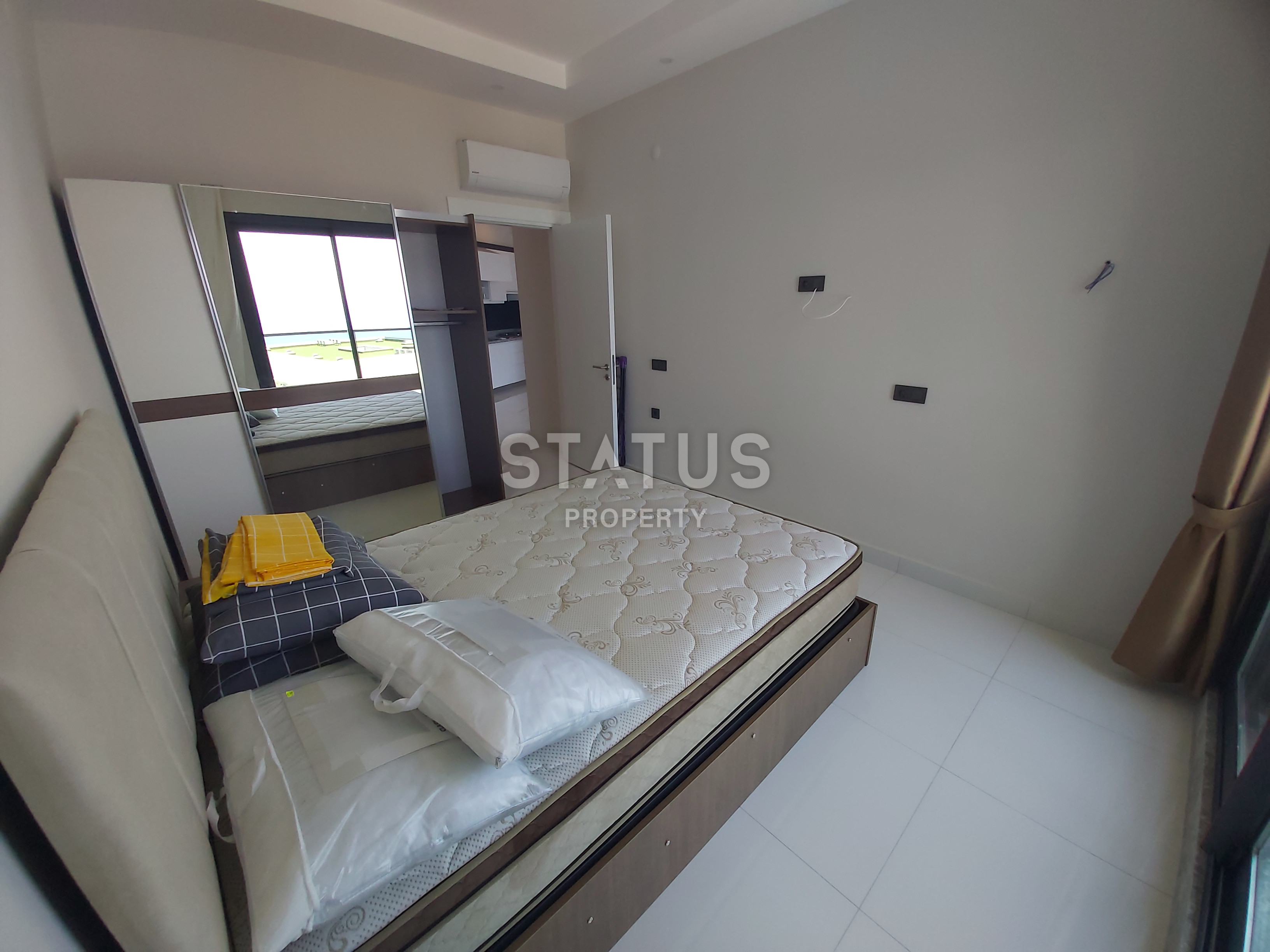 Spacious apartment overlooking the pore in premium residential complex in Kargicak. 70m2 фото 7