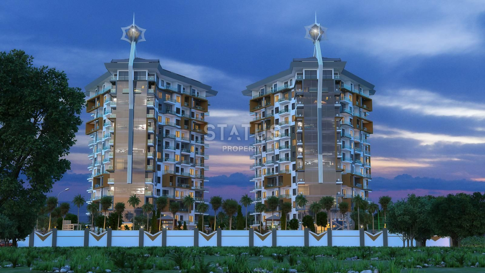 Шикарный дуплекс 2+1 в строящемся объекте в Махмутларе 131м2 фото 3