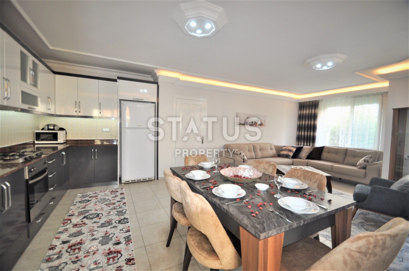 Квартира с современной обстановкой в Европейском районе Оба. 125 кв.м. фото 17