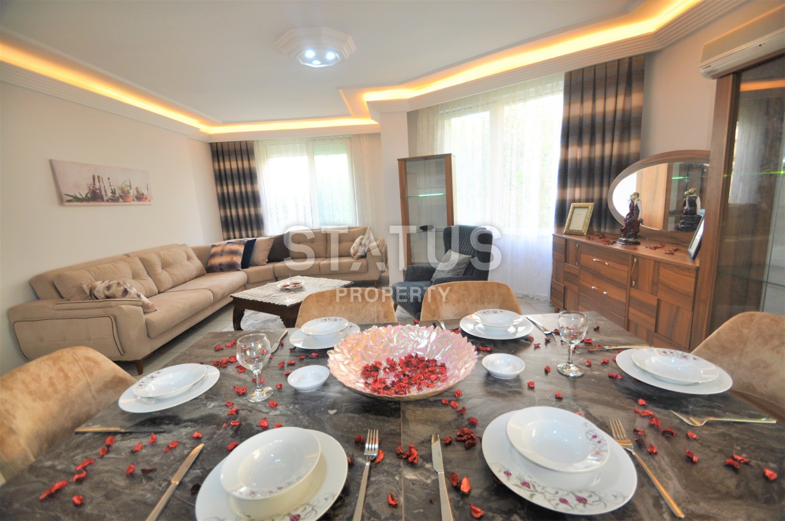 Квартира с современной обстановкой в Европейском районе Оба. 125 кв.м. фото 23