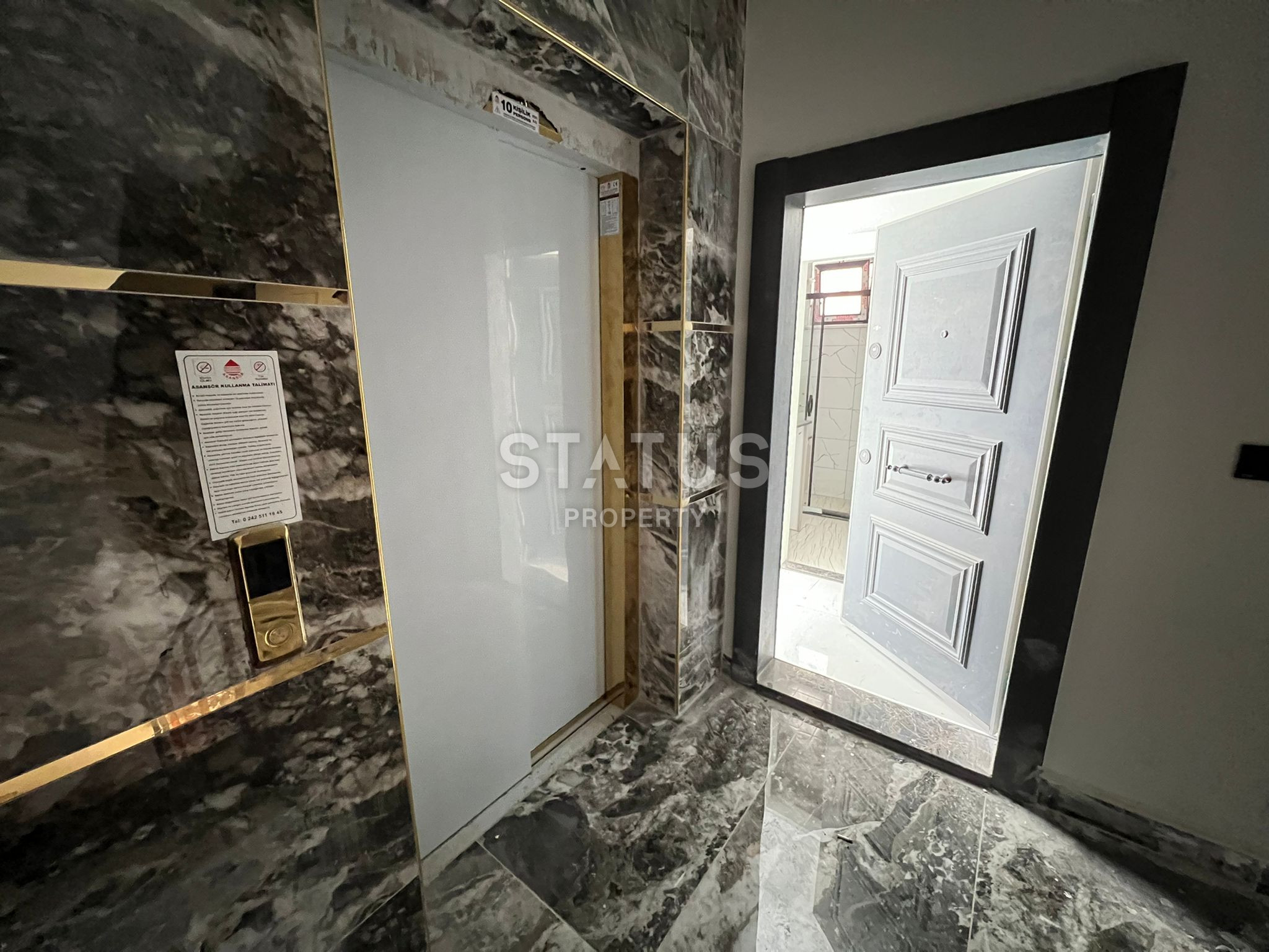 Двухкомнатные квартиры в новом ЖК в центре Аланьи 250м от моря. 50м2 фото 12