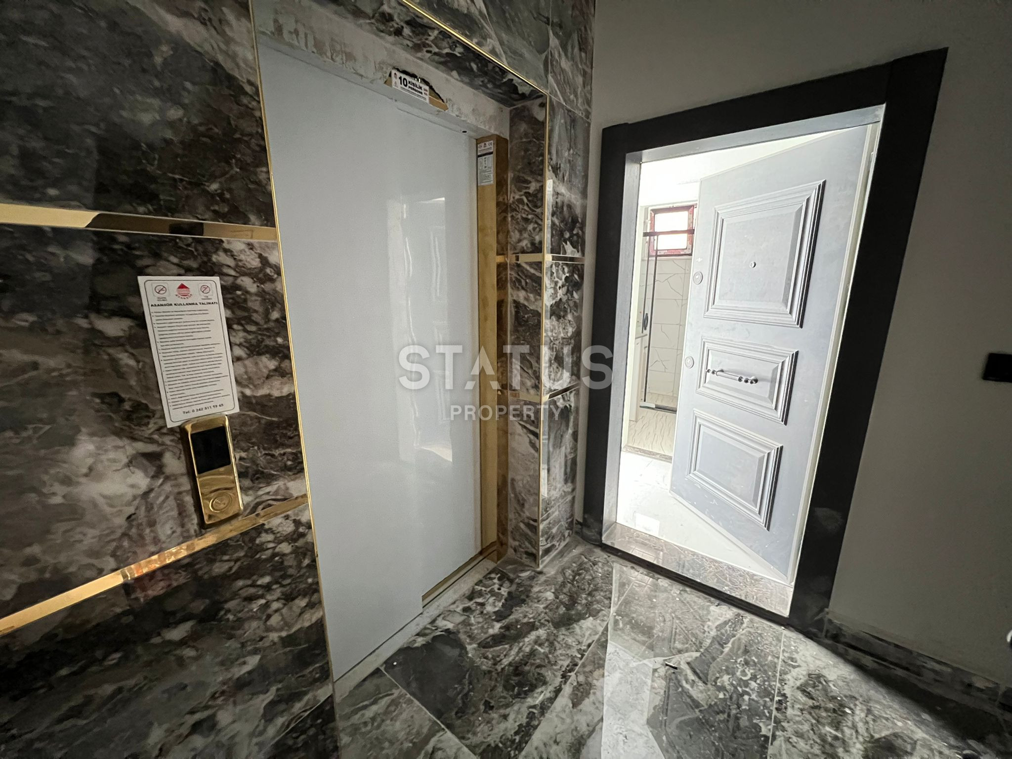 Двухкомнатные квартиры в новом ЖК в центре Аланьи 250м от моря. 50м2 фото 13