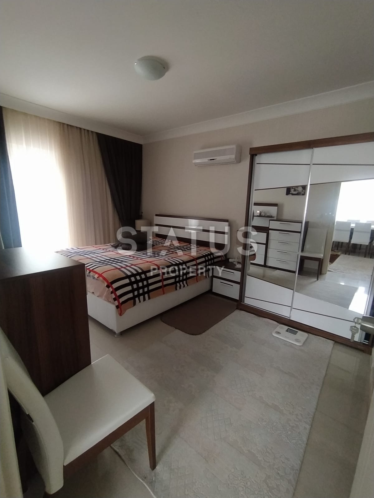 Очень просторная двухкомнатная квартира в известном ЖК в Махмутларе. 95м2 фото 9