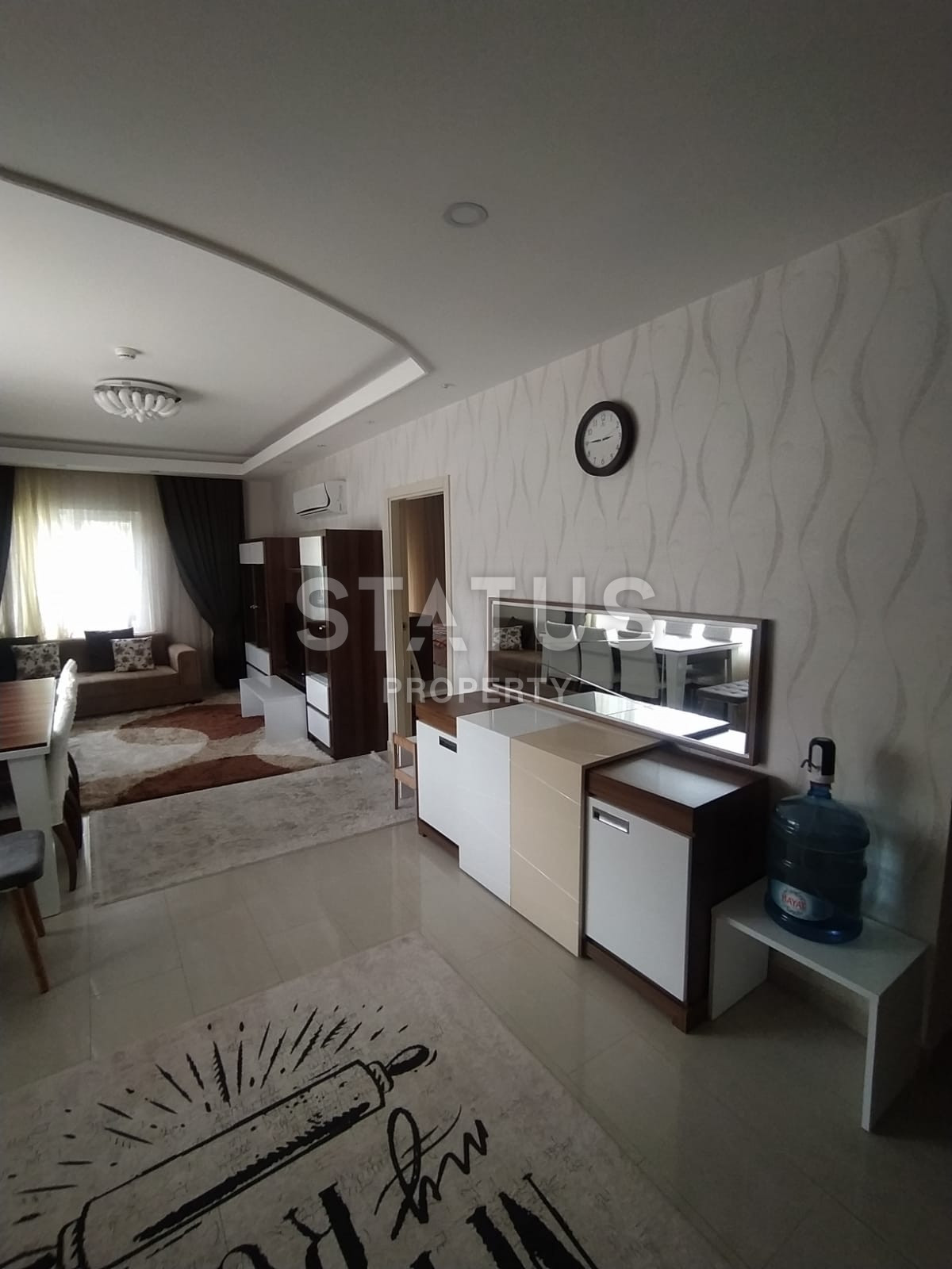 Очень просторная двухкомнатная квартира в известном ЖК в Махмутларе. 95м2 фото 15