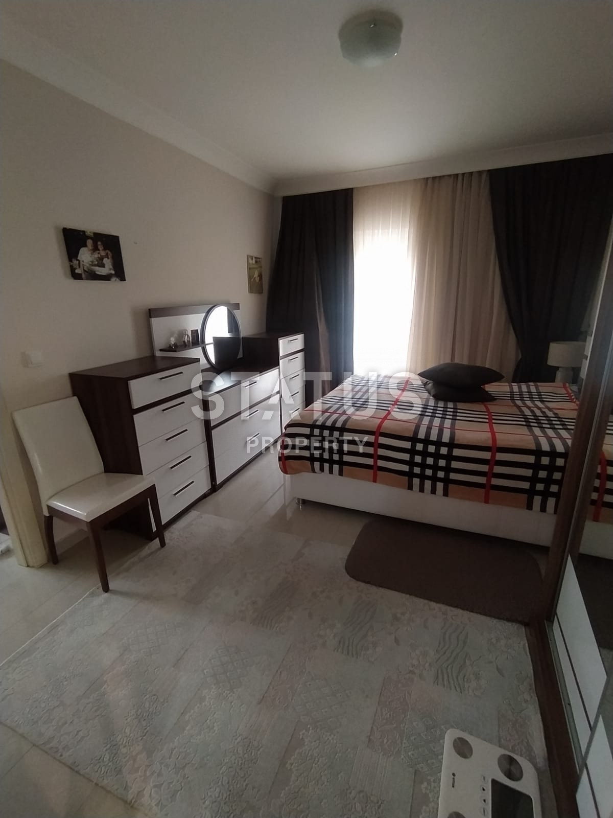 Очень просторная двухкомнатная квартира в известном ЖК в Махмутларе. 95м2 фото 16