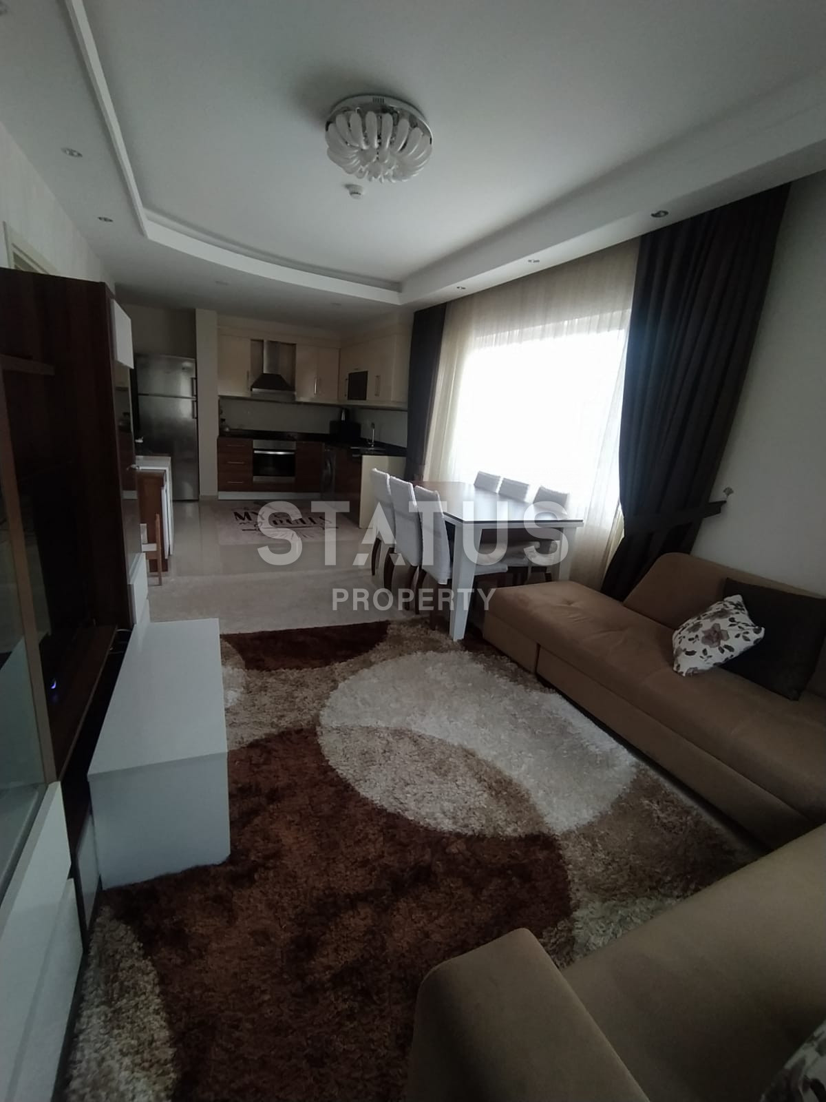 Очень просторная двухкомнатная квартира в известном ЖК в Махмутларе. 95м2 фото 19