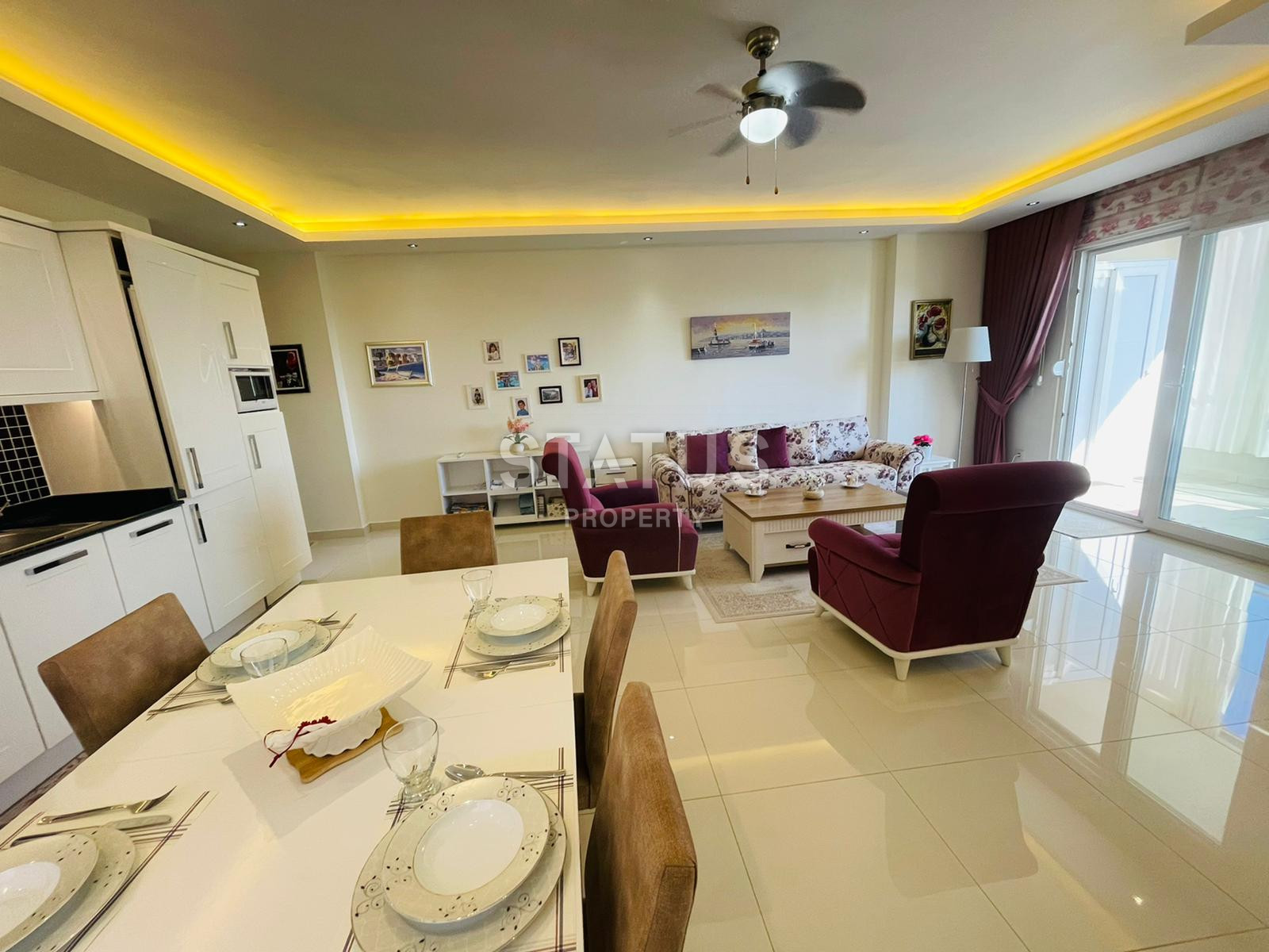 Трёхкомнатная меблированная квартира в хорошем ЖК с полной инфраструктурой в Кестеле. 105м2 фото 3