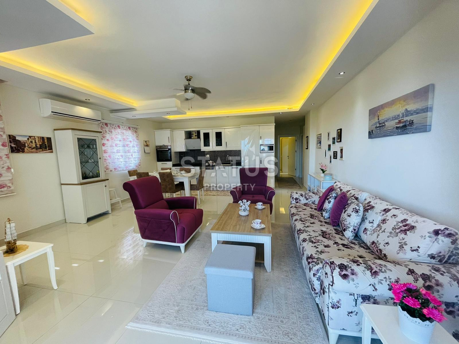 Трёхкомнатная меблированная квартира в хорошем ЖК с полной инфраструктурой в Кестеле. 105м2 фото 10