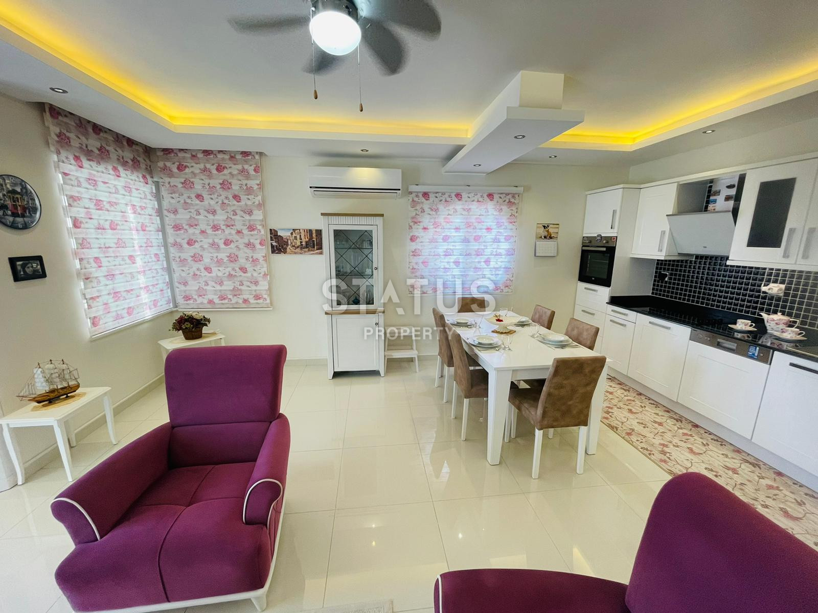 Трёхкомнатная меблированная квартира в хорошем ЖК с полной инфраструктурой в Кестеле. 105м2 фото 12