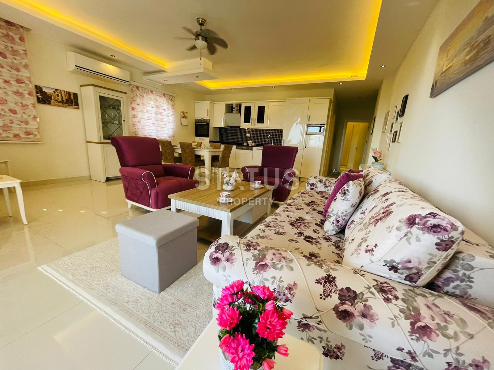 Трёхкомнатная меблированная квартира в хорошем ЖК с полной инфраструктурой в Кестеле. 105м2 фото 22