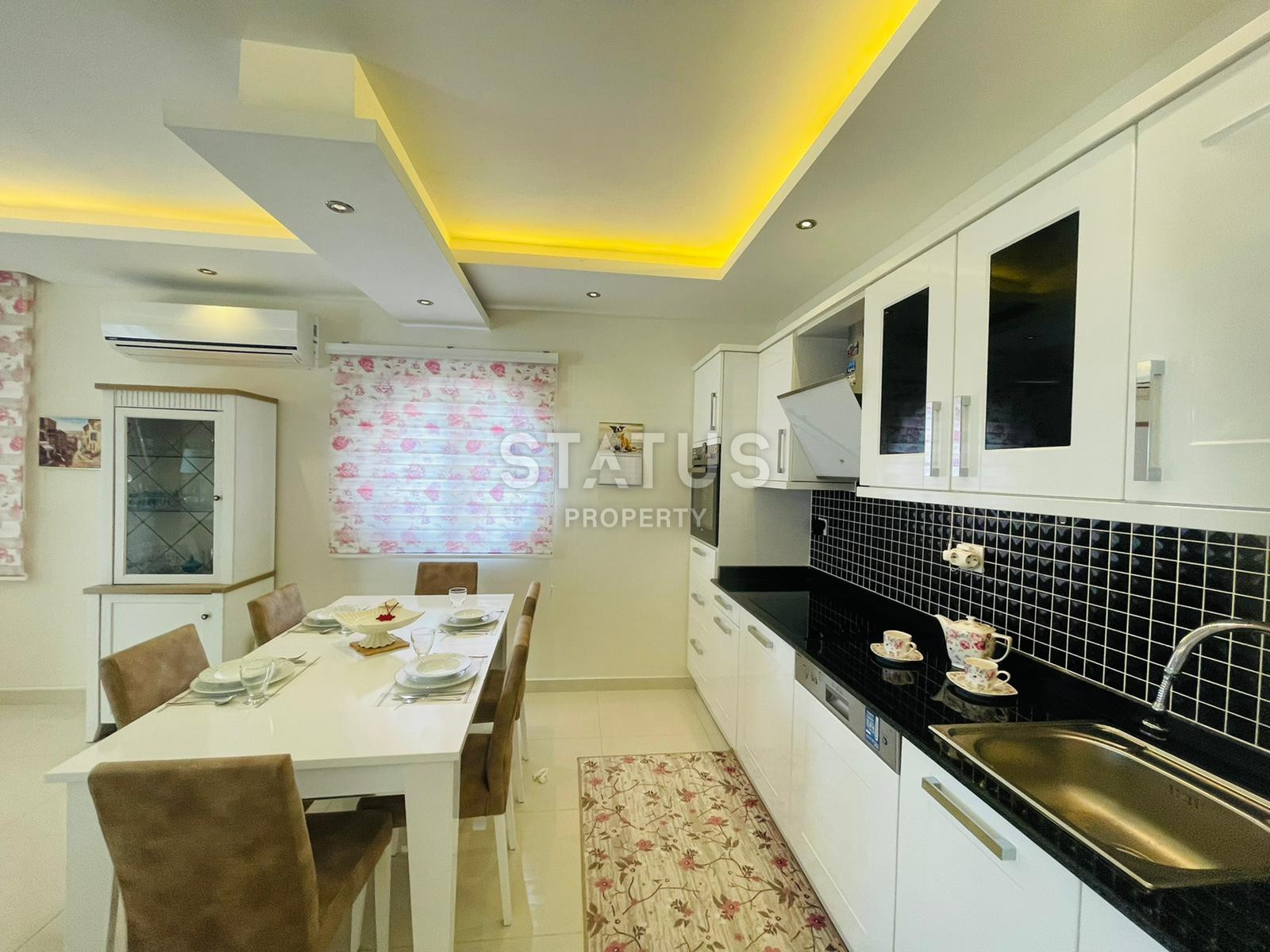 Трёхкомнатная меблированная квартира в хорошем ЖК с полной инфраструктурой в Кестеле. 105м2 фото 38