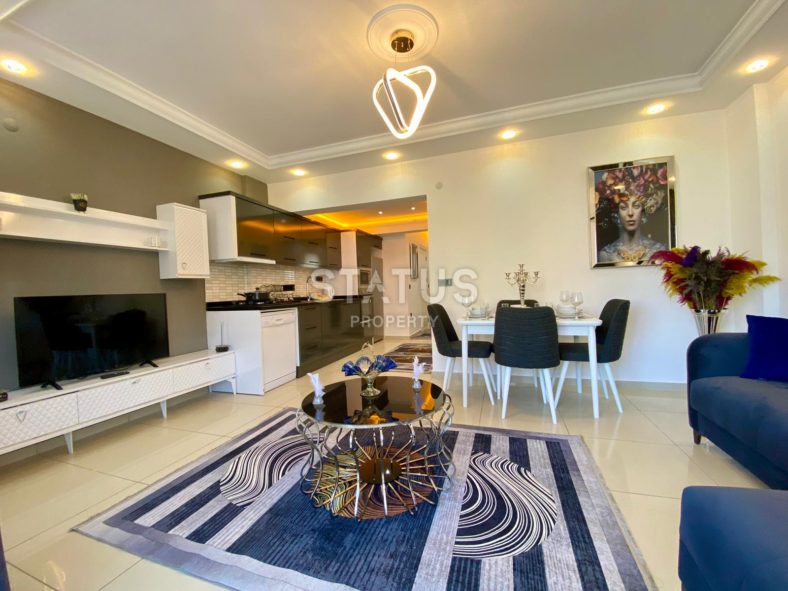 Three-room apartment with a good location near the Cleopatra beach. 80m2 фото 9