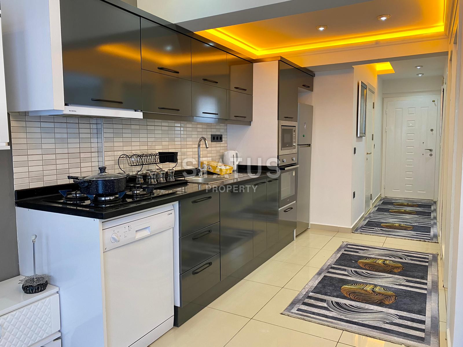 Three-room apartment with a good location near the Cleopatra beach. 80m2 фото 17