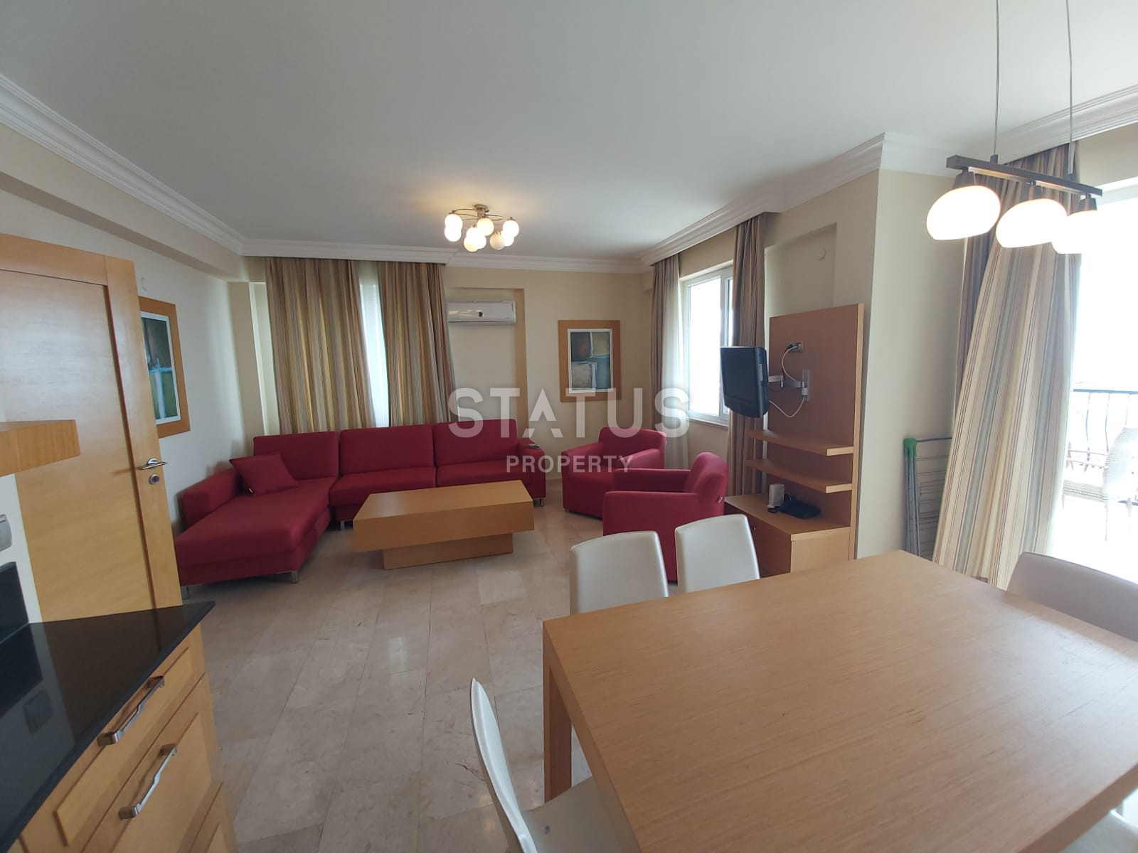 Duplex with a garden in one of the richest complexes in Kargicak. 150m2 фото 4