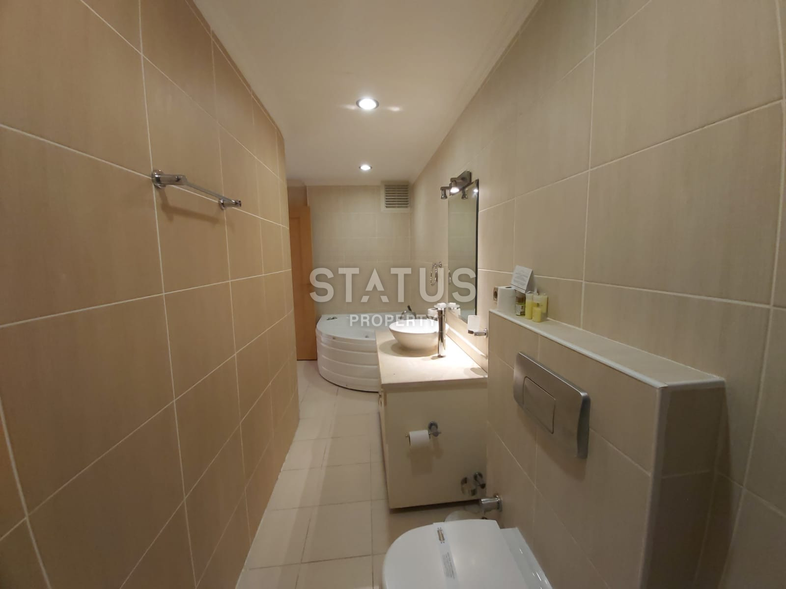 Duplex with a garden in one of the richest complexes in Kargicak. 150m2 фото 26