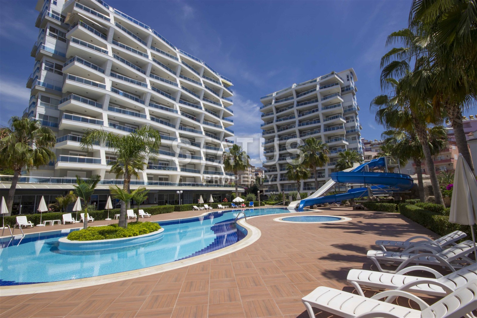 Двухкомнатные апартаменты с видом на море, в шикарном комплексе в Джикджилли! 65 м2 фото 3