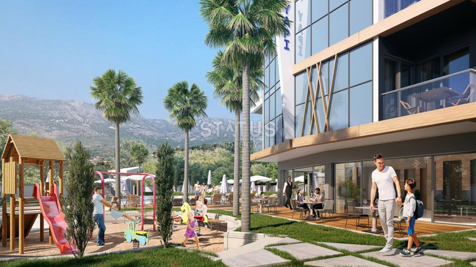 Several apartments 1+1 in a building with full infrastructure in OBA. 55m2 фото 16