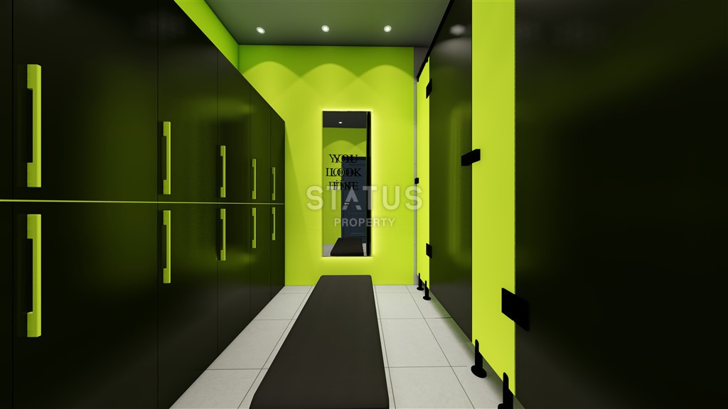 Трёхкомнатная квартира с видом на море в Махмутларе. 70м2 фото 15