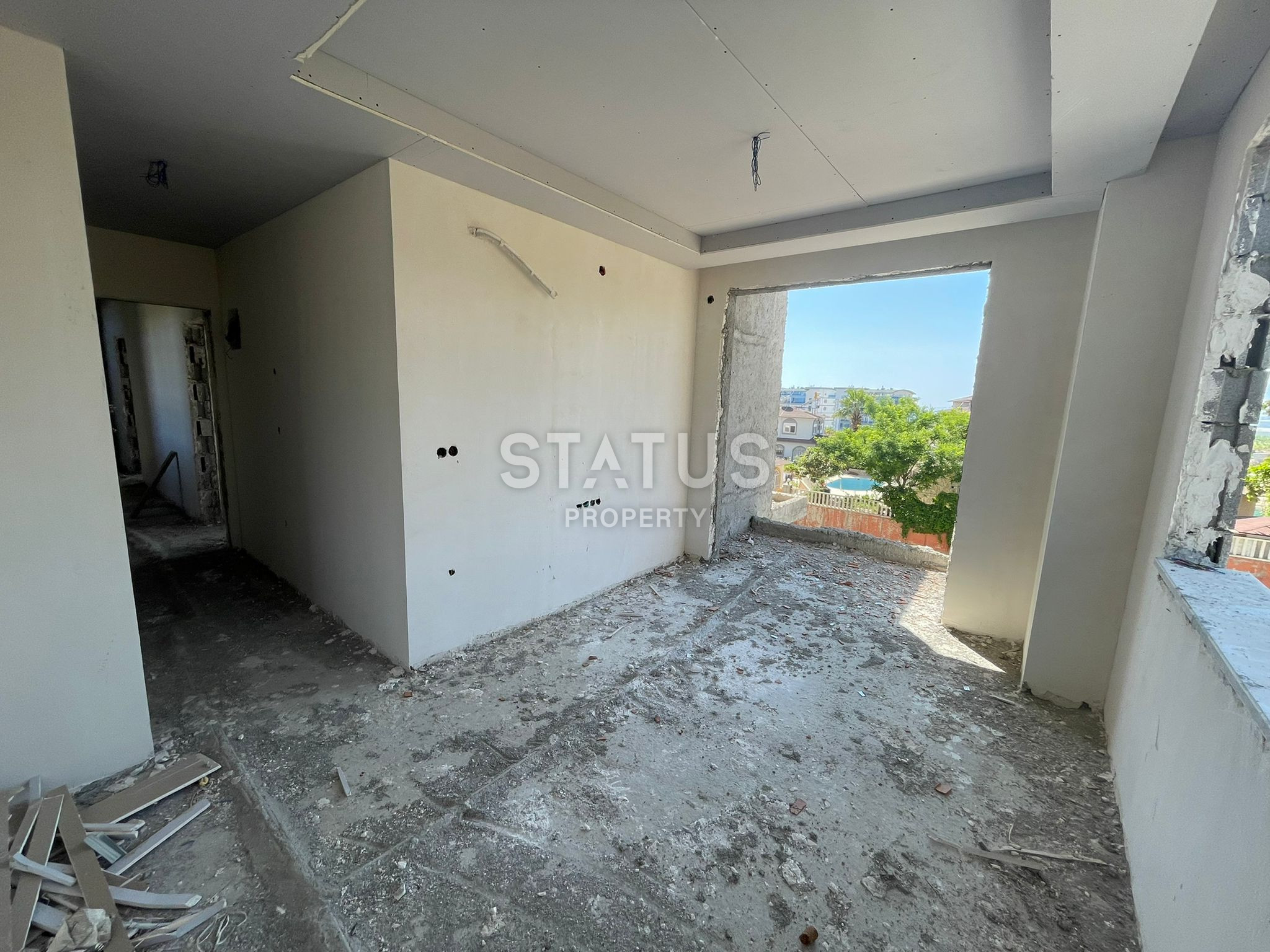 Трёхкомнатная квартира с видом на море в Махмутларе. 70м2 фото 34