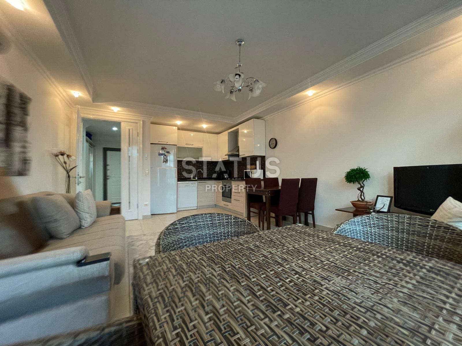 Просторная двухкомнатная квартира в популярном ЖК в Джикджилли. 70м2 фото 12