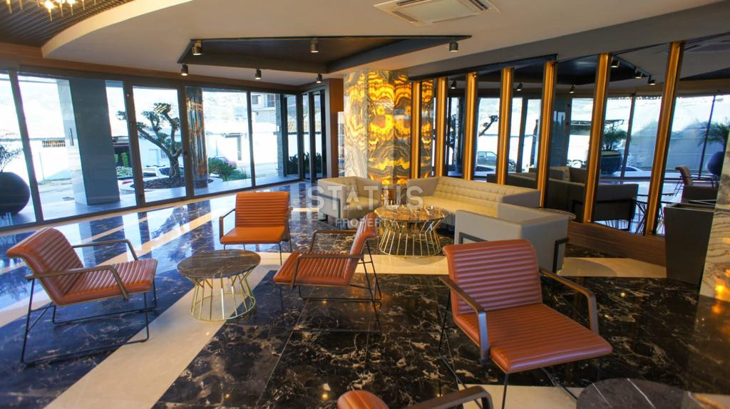 Spacious two-room apartment in a premium residential complex 50m from the sea in Kargicak.63m2 фото 21