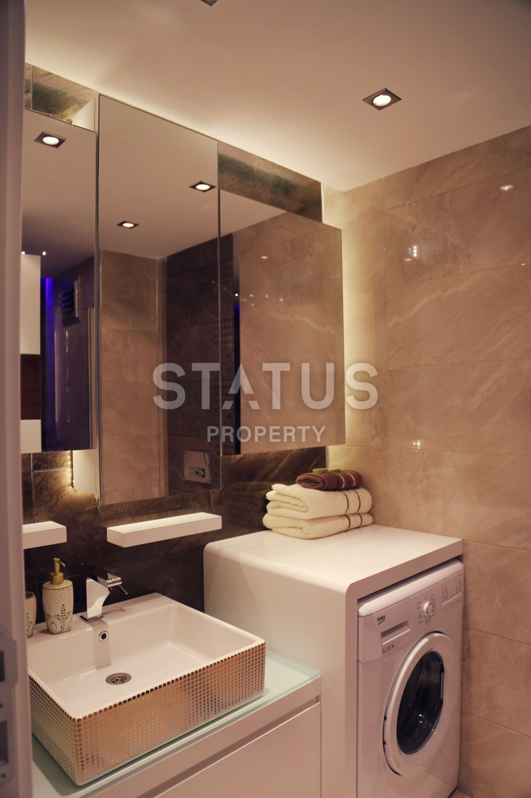 Двухкомнатные меблированные апартаменты в отлично комплексе на Клеопатре, 62 м2 фото 7