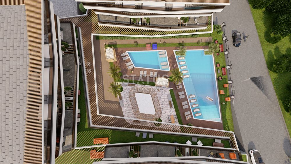 Новый проект на карандаше  в Конаклы всего в 300м от моря. 57м2 -171м2 фото 8