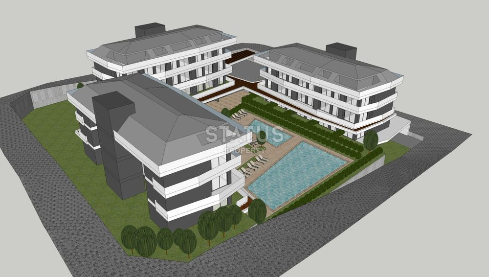 Новый проект на карандаше  в Конаклы всего в 300м от моря. 57м2 -171м2 фото 9