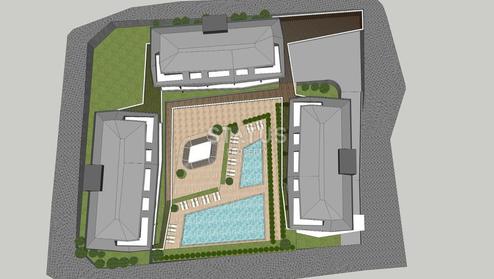 Новый проект на карандаше  в Конаклы всего в 300м от моря. 57м2 -171м2 фото 11