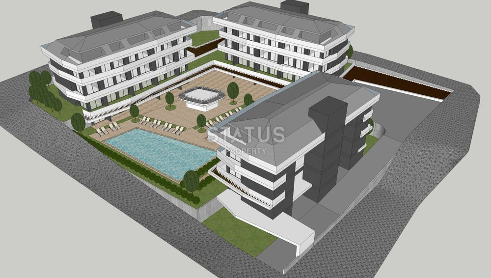 Новый проект на карандаше  в Конаклы всего в 300м от моря. 57м2 -171м2 фото 12