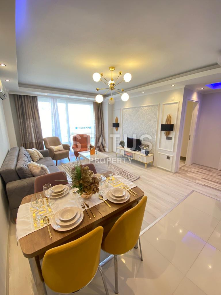 One bedroom furnished apartment with sea view in Mahmutlar. 65m2 фото 5