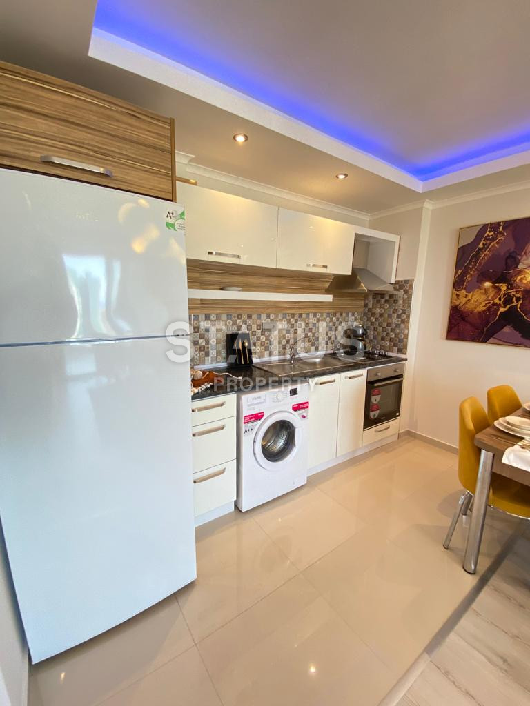 One bedroom furnished apartment with sea view in Mahmutlar. 65m2 фото 8