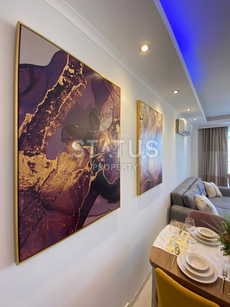 One bedroom furnished apartment with sea view in Mahmutlar. 65m2 фото 9