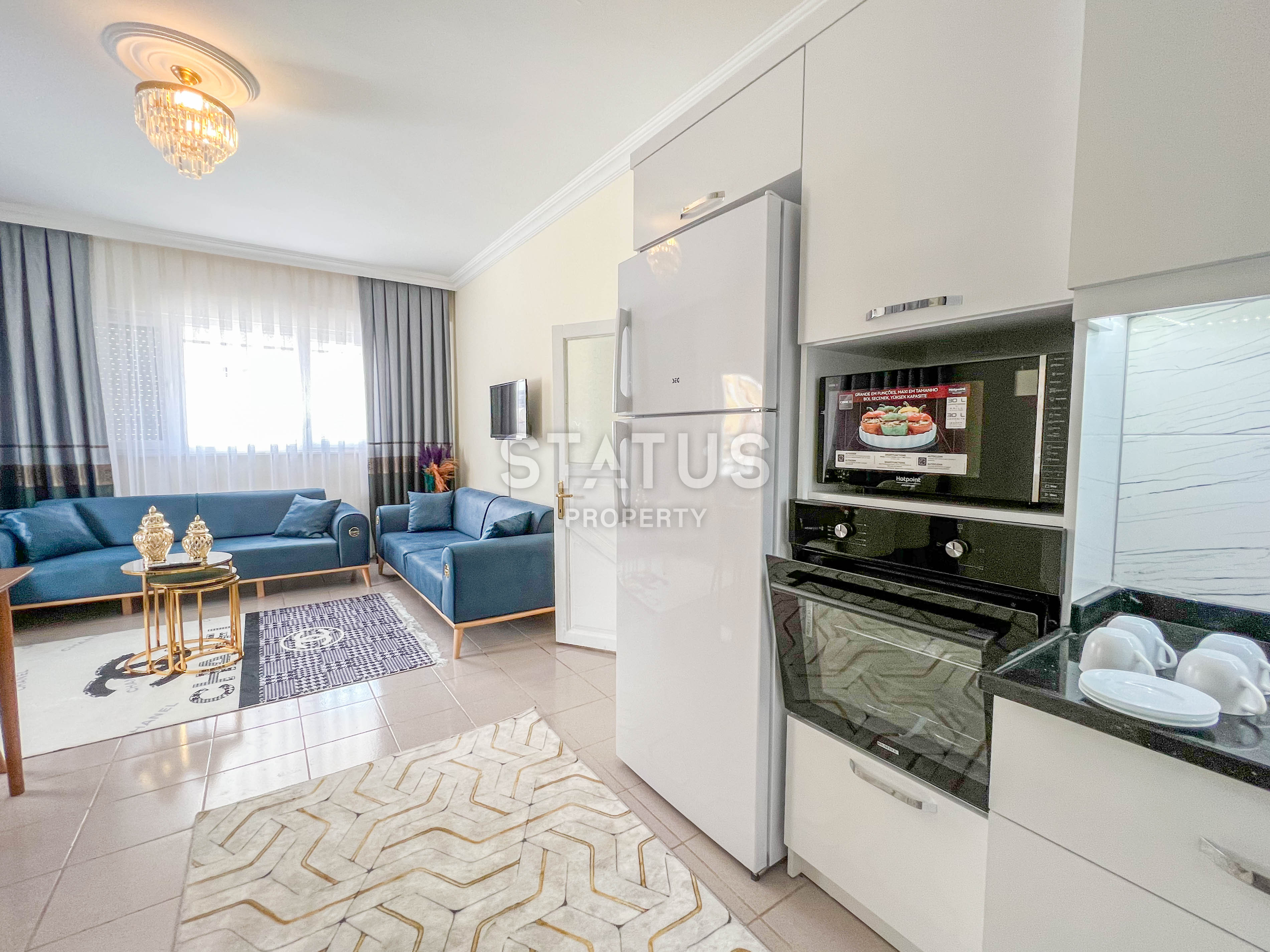 Duplex furnished apartment 50m from the sea in Mahmutlar. 65m2 фото 4