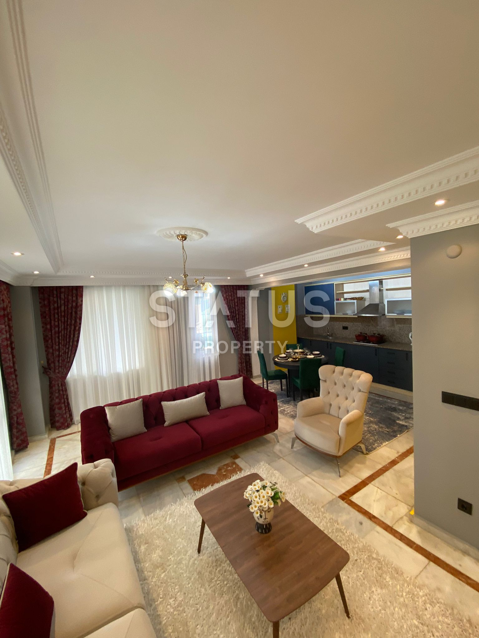 Очень просторная двухкомнатная квартира в шаговой доступности от моря в нижней ОБЕ. 70м2 фото 3