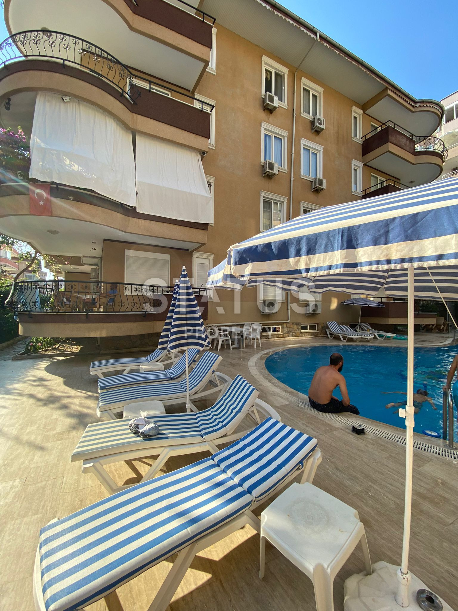 Очень просторная двухкомнатная квартира в шаговой доступности от моря в нижней ОБЕ. 70м2 фото 15