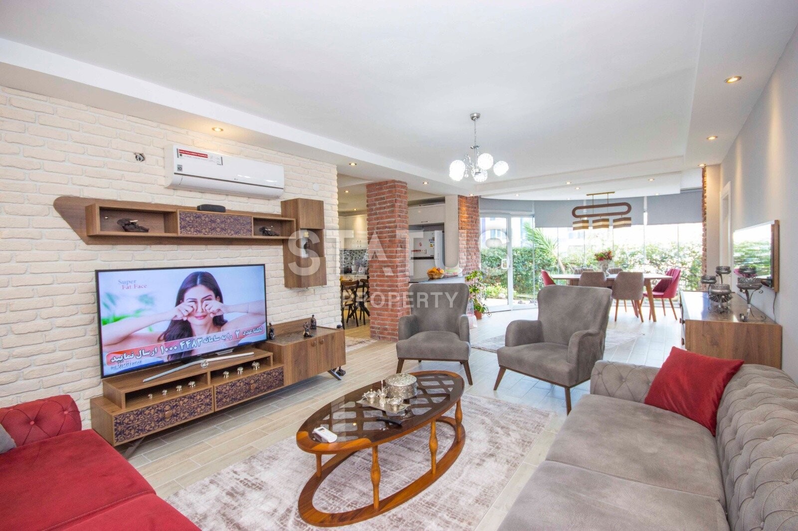 Меблированные апартаменты 2+1 в комплексе с бассейном в Обе, 120 м2 фото 6