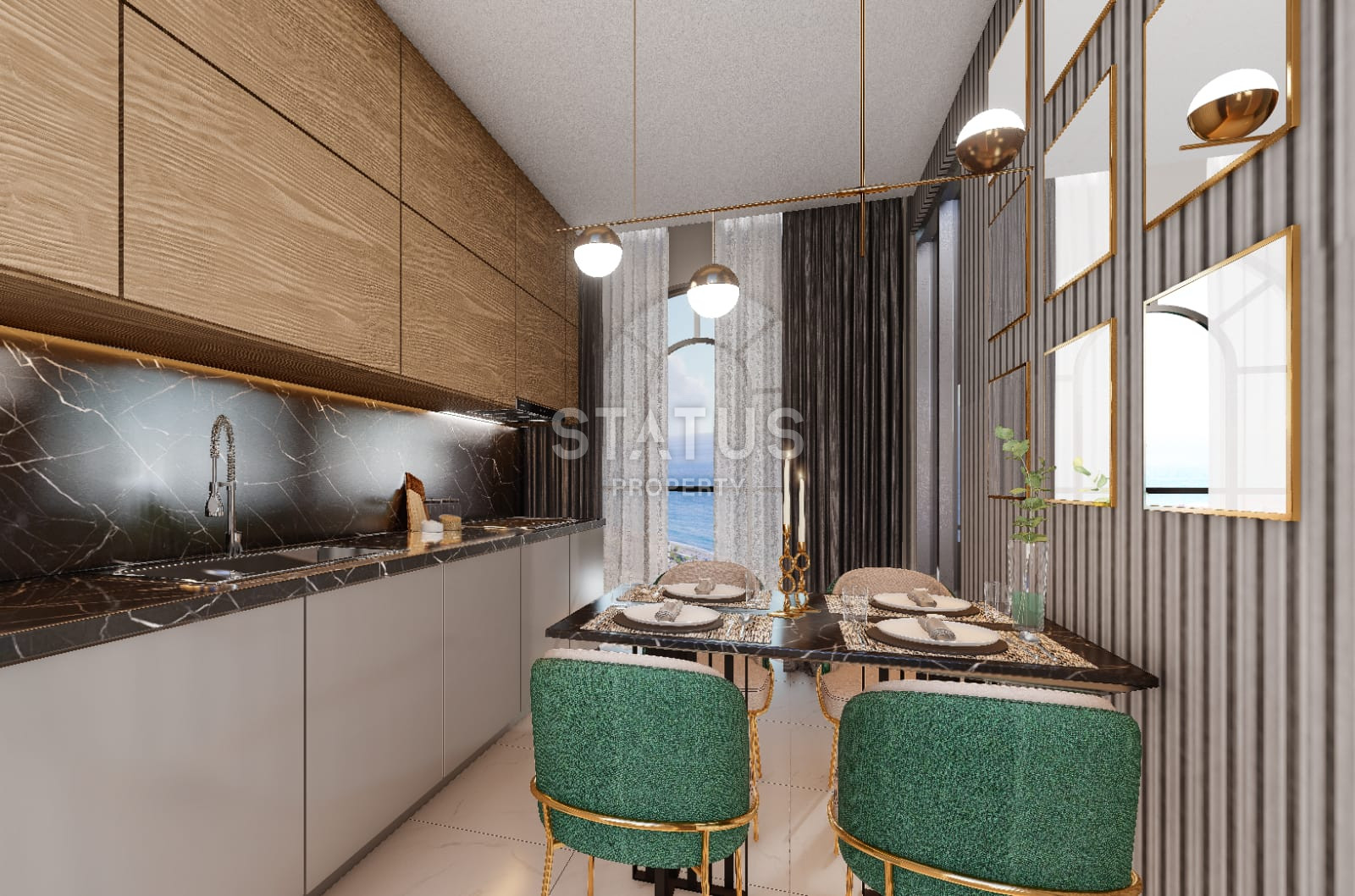 Комфортабельные апартаменты планировки 1+1 в европейском районе ОБА. фото 11