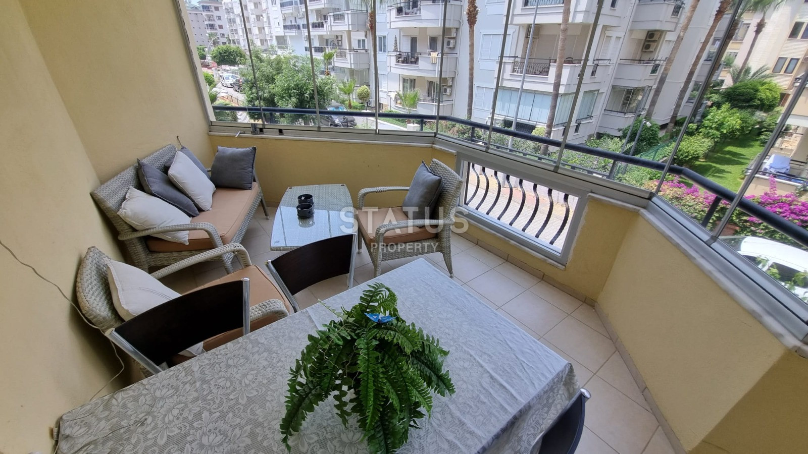 Трёхкомнатная меблированная квартира 200м от моря в  нижней ОБЕ. 95м2 фото 13