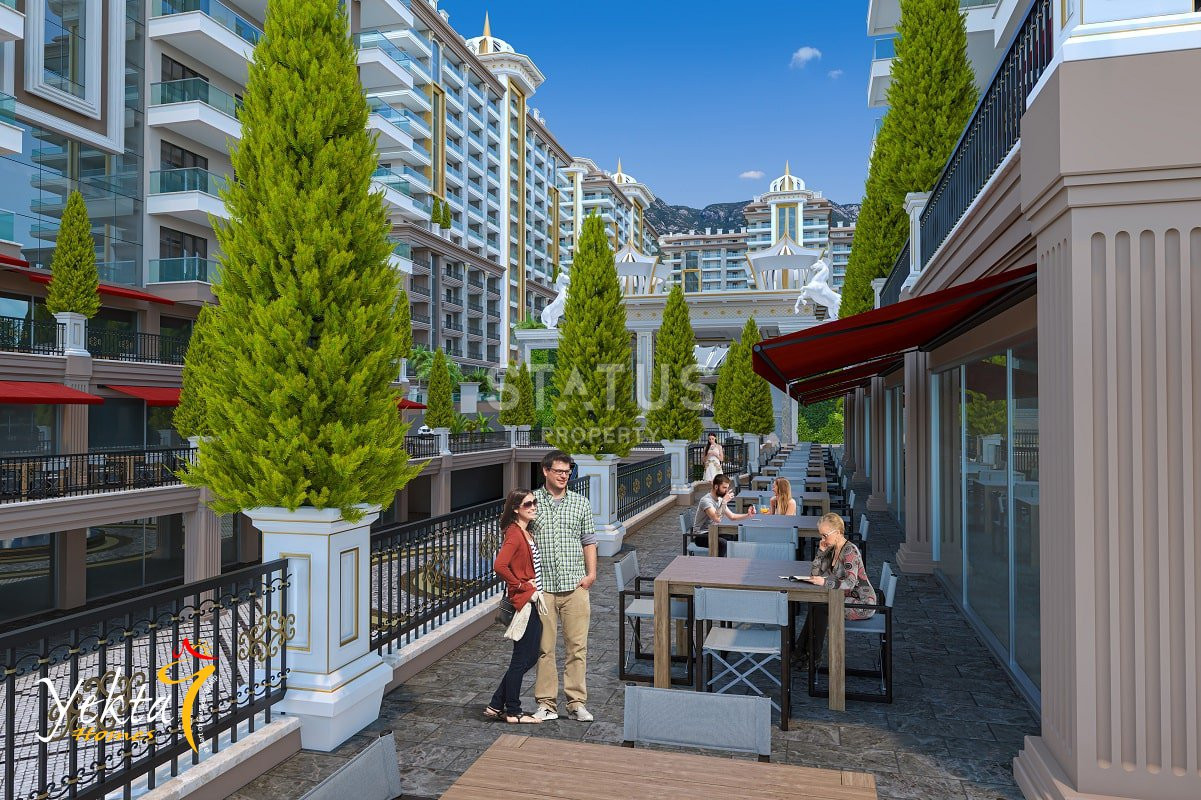 Furnished apartments 1+1 in a large residential complex in Mahmutlar 500m from the sea. 70 m2. фото 5