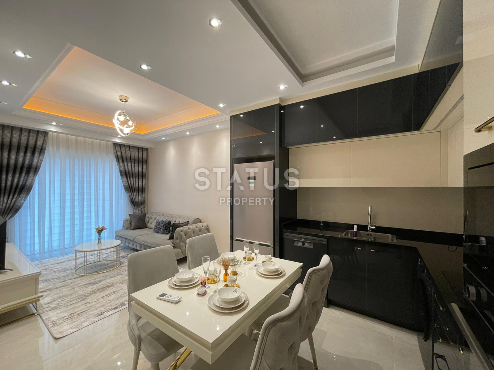 Furnished apartments 1+1 in a large residential complex in Mahmutlar 500m from the sea. 70 m2. фото 10