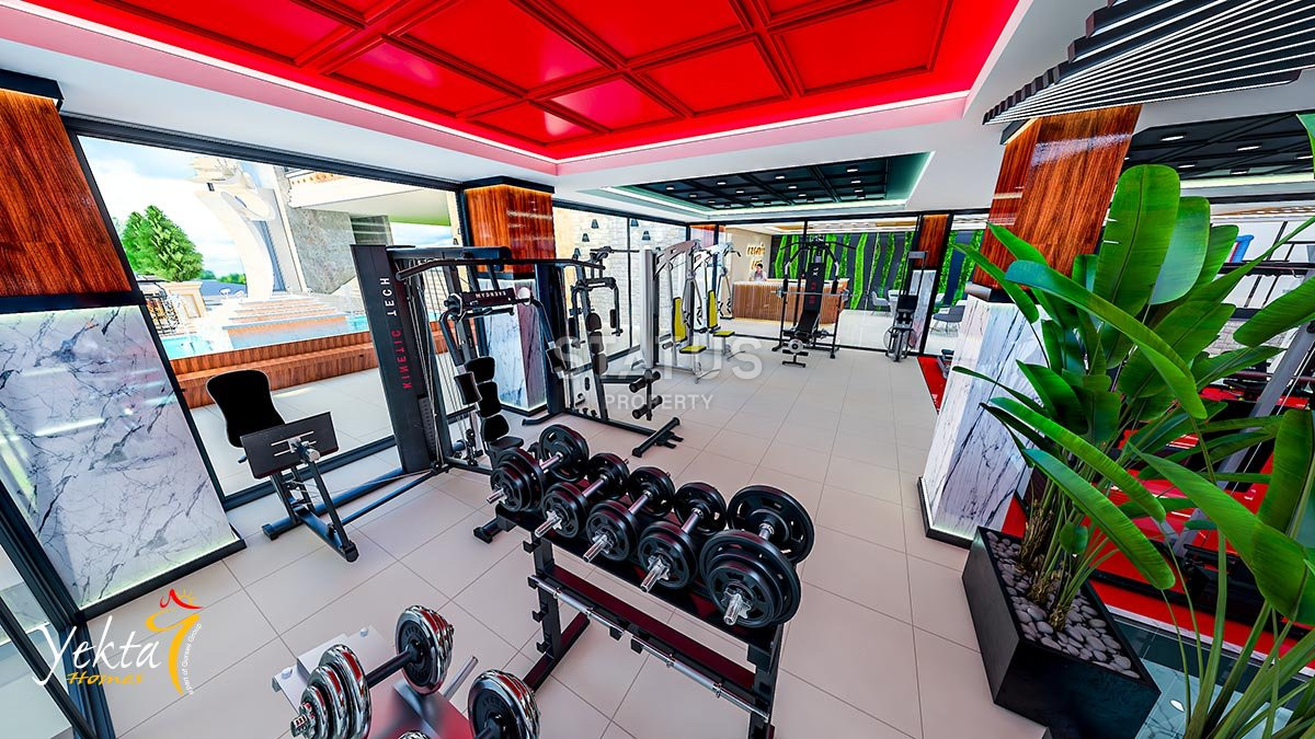 Furnished apartments 1+1 in a large residential complex in Mahmutlar 500m from the sea. 70 m2. фото 19