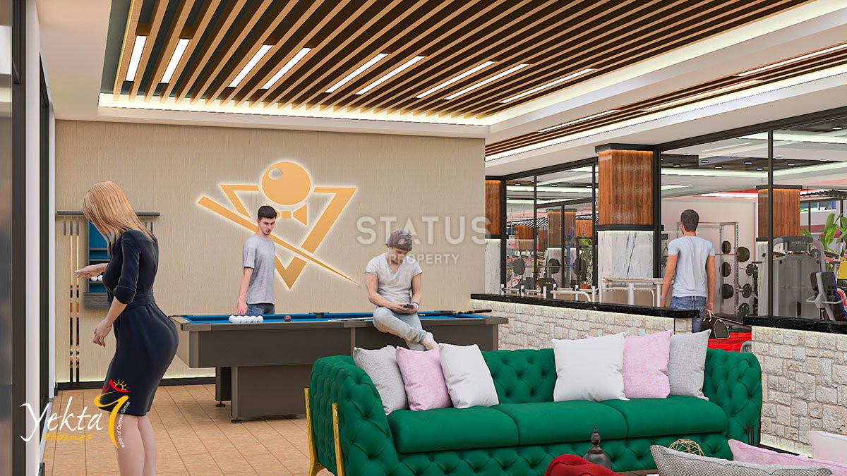 Furnished apartments 1+1 in a large residential complex in Mahmutlar 500m from the sea. 70 m2. фото 20