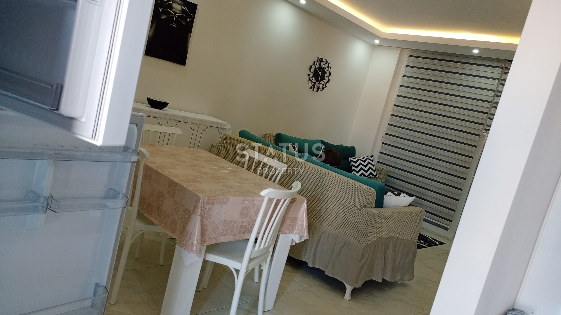 Двухкомнатная меблированная квартира с видом на море в 300м от него в Махмутларе. 65м2 фото 5